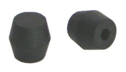 Black Post Caps